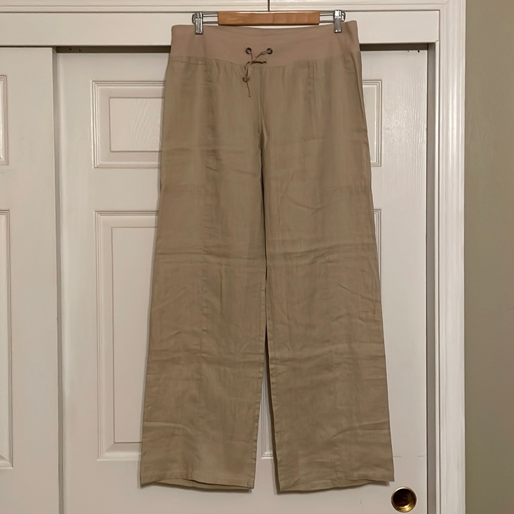 100% organic linen pants from Eileen. Fisher.